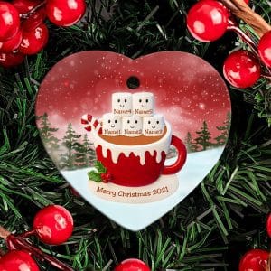 Heart Shaped Christmas Ornament