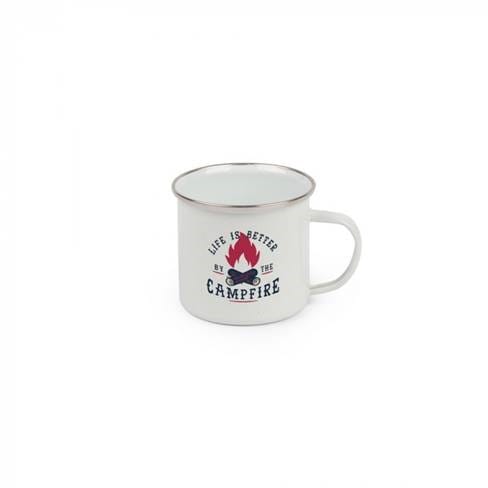 Life is better by a campfire mug